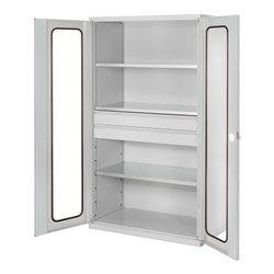 Kappes Großvolumenschrank RasterPlan RAL 7035 Sichtfenster Ausstattung 3