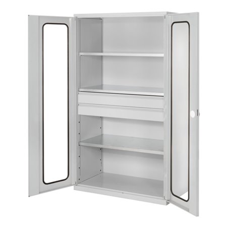 Kappes Großvolumenschrank RasterPlan RAL 7035 Sichtfenster Ausstattung 3