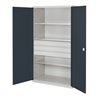 Kappes Großvolumenschrank RasterPlan RAL 7035/7016 Tür innen Lochplatten Ausstattung 4