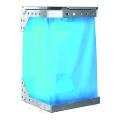 Kappes Müllbeutelhalter RasterPlan 2-teilig alufarben