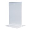 Magnetoplan Tischaufsteller, gerade, A6, hoch, 105 x 148 mm