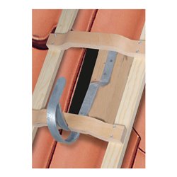 Euroline Dachdecker-Auflegeleiter Holz 10 Sprossen