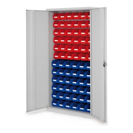 Kappes Schlitzplattenschrank RasterPlan RAL 7035 Mod. 52 Vollblechtüren