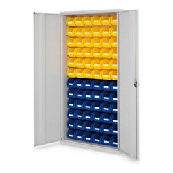 Kappes Schlitzplattenschrank RasterPlan RAL 7035 Mod. 53 Vollblechtüren