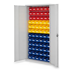 Kappes Schlitzplattenschrank RasterPlan RAL 7035 Mod. 56 Vollblechtüren