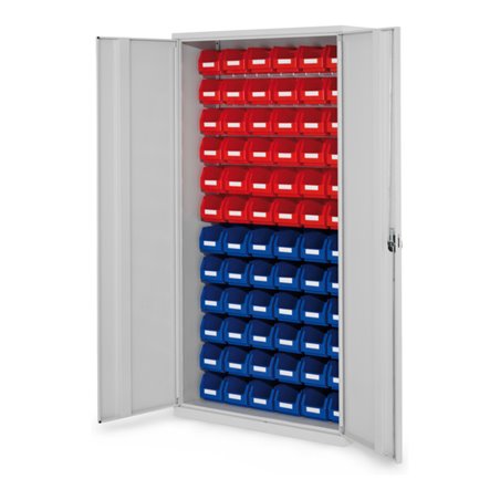 Kappes Schlitzplattenschrank RasterPlan RAL 7035 Mod. 54 Vollblechtüren