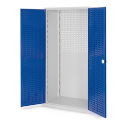 Kappes Schubladenschrank RasterPlan Leergehäuse RAL 7035/5010 Mod. 20 Schlitzplattentüren