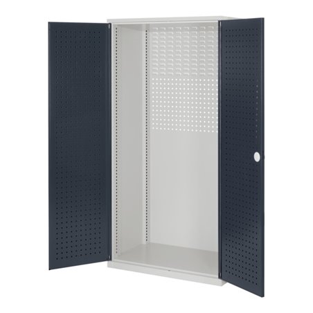 Kappes Schubladenschrank RasterPlan Leergehäuse RAL 7035/7016 Mod. 10 Lochplattentüren