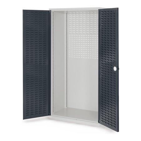 Kappes Schubladenschrank RasterPlan Leergehäuse RAL 7035/7016 Mod. 20 Schlitzplattentüren