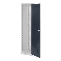 Kappes Schubladenschrank RasterPlan schmal RAL 7035/7016 Mod. 1 Lochplattentür