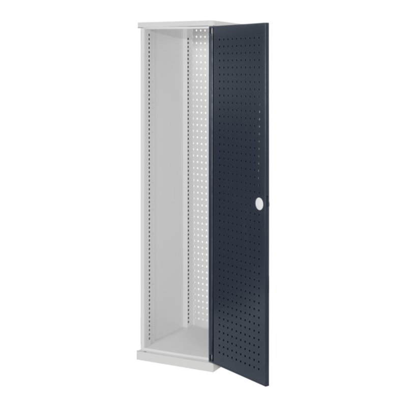 Kappes Schubladenschrank RasterPlan schmal RAL 7035/7016 Mod. 1 Lochplattentür