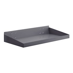 Kappes Stahlboden RasterPlan m. Abrollrand B490 x T243 x H77 mm anthrazitgrau