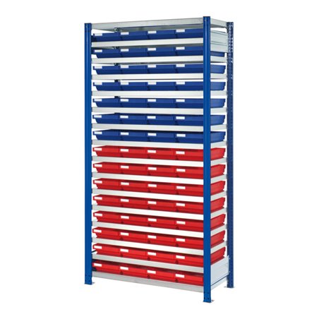 Kappes Steckregal RasterPlan mit Regalkästen Mod. 21 2000 x 1000 x 300 mm GF RAL-RG614 H44