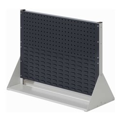 Kappes Stellwand RasterPlan Gr. 2 doppelseitig RAL 7035/7016 2 Loch-/2 Schlitzplatten