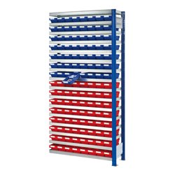 Kappes Steckregal RasterPlan mit Regalkästen Mod. 20 2000 x 1000 x 500 mm AF RAL-RG614 H44