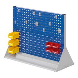 Kappes Stellwand RasterPlan Gr. 2 doppelseitig RAL 7035/5010 mit Ausstattung 1