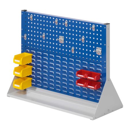 Kappes Stellwand RasterPlan Gr. 2 doppelseitig RAL 7035/5010 mit Ausstattung 1