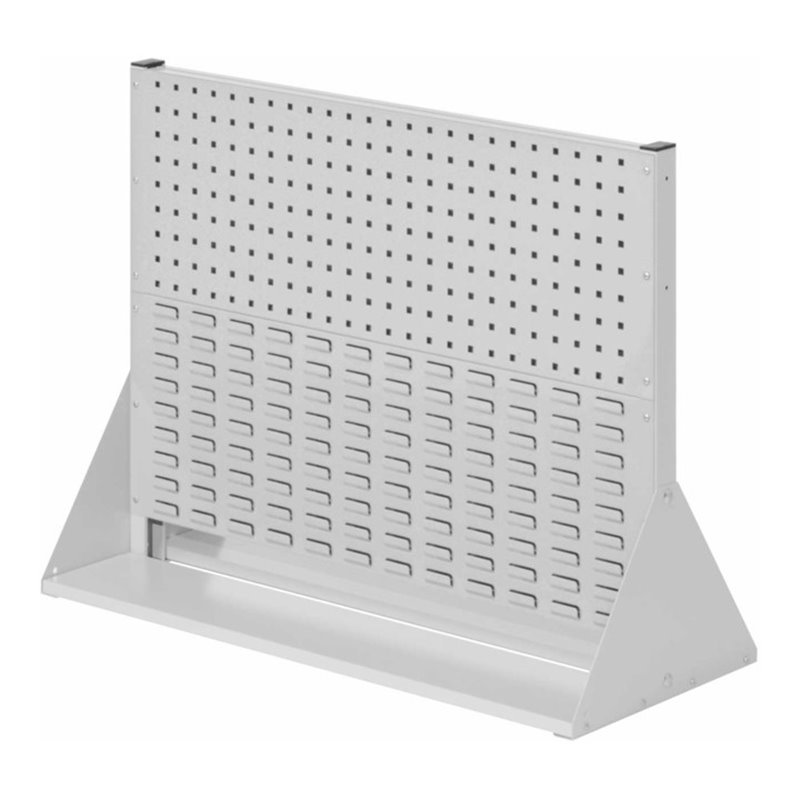 Kappes Stellwand RasterPlan Gr. 2 doppelseitig RAL 7035 2 Loch-/2 Schlitzplatten