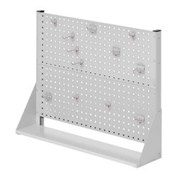 Kappes Stellwand RasterPlan Gr. 2 einseitig RAL 7035 Werkzeughaltersortiment 12-teilig