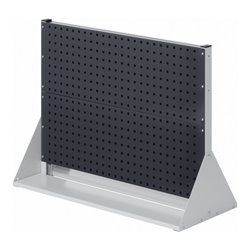 Kappes Stellwand RasterPlan Gr. 2 doppelseitig RAL 7035/7016 4 Lochplatten