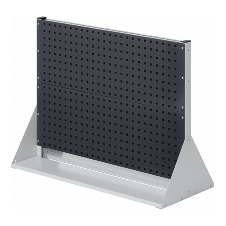 Kappes Stellwand RasterPlan Gr. 2 doppelseitig RAL 7035/7016 4 Lochplatten