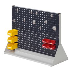 Kappes Stellwand RasterPlan Gr. 2 doppelseitig RAL 7035/7016 mit Ausstattung 1