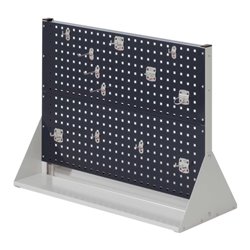 Kappes Stellwand RasterPlan Gr. 2 doppelseitig RAL 7035/7016 mit Ausstattung 2