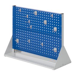 Kappes Stellwand RasterPlan Gr. 2 doppelseitig RAL 7035/5010 4 Lochplatten