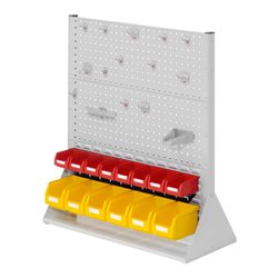 Kappes Stellwand RasterPlan Gr. 3 doppelseitig RAL 7035 mit Ausstattung 2