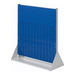 Kappes Stellwand RasterPlan Gr. 3 doppelseitig RAL 7035 2 Loch-/4 Schlitzplatten