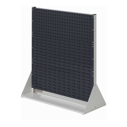 Kappes Stellwand RasterPlan Gr. 3 doppelseitig RAL 7035/7016 2 Loch-/4 Schlitzplatten