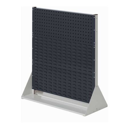 Kappes Stellwand RasterPlan Gr. 3 doppelseitig RAL 7035/7016 2 Loch-/4 Schlitzplatten