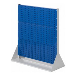 Kappes Stellwand RasterPlan Gr. 3 doppelseitig RAL 7035/5010 4 Loch-/2 Schlitzplatten