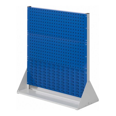 Kappes Stellwand RasterPlan Gr. 3 doppelseitig RAL 7035/5010 4 Loch-/2 Schlitzplatten