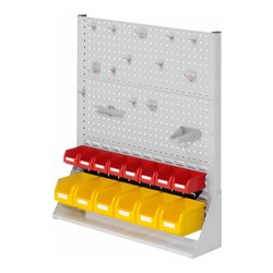 Kappes Stellwand RasterPlan Gr. 3 einseitig RAL 7035 mit Ausstattung 2