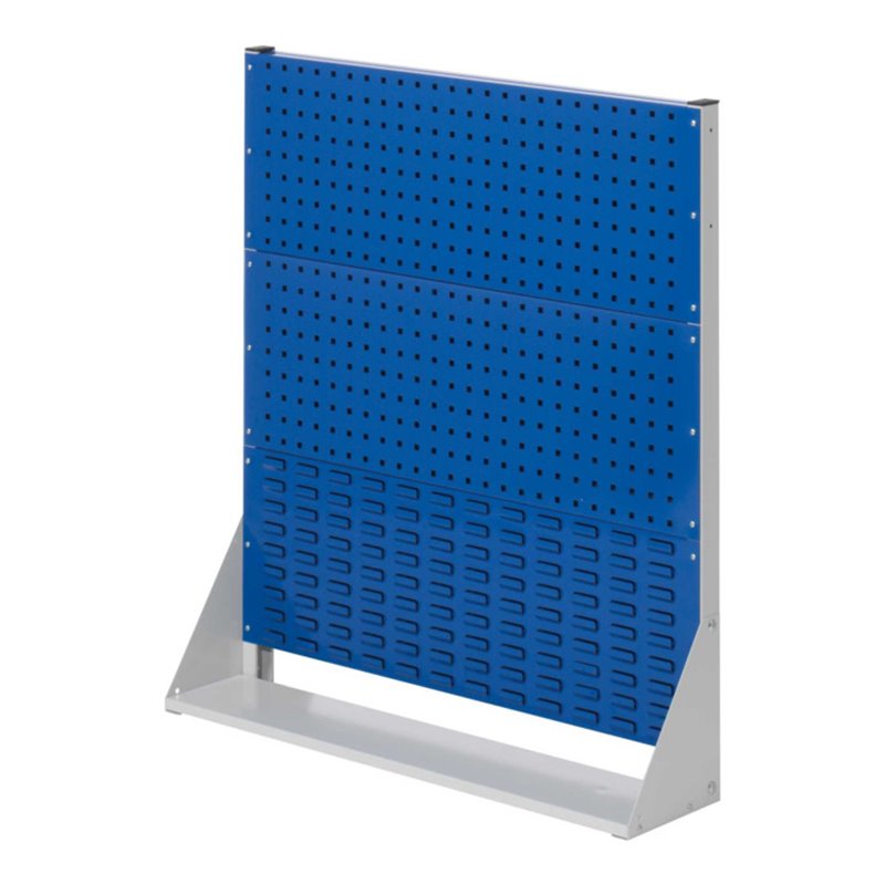 Kappes Stellwand RasterPlan Gr. 3 einseitig RAL 7035/5010 2 Loch-/1 Schlitzplatten