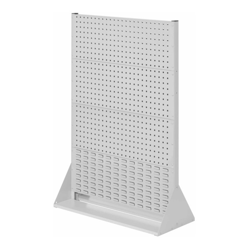 Kappes Stellwand RasterPlan Gr. 4 doppelseitig RAL 7035 6 Loch-/2 Schlitzplatten