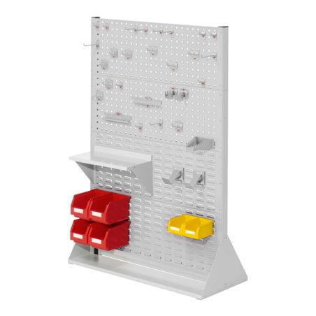 Kappes Stellwand RasterPlan Gr. 4 doppelseitig RAL 7035 mit Ausstattung 1