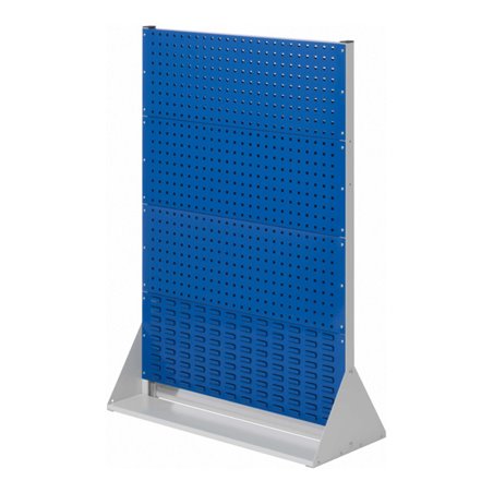 Kappes Stellwand RasterPlan Gr. 4 doppelseitig RAL 7035/5010 6 Loch-/2 Schlitzplatten