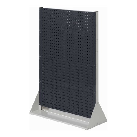 Kappes Stellwand RasterPlan Gr. 4 doppelseitig RAL 7035/7016 4 Loch-/4 Schlitzplatten