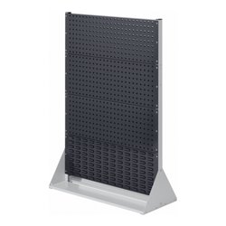 Kappes Stellwand RasterPlan Gr. 4 doppelseitig RAL 7035/7016 6 Loch-/2 Schlitzplatten