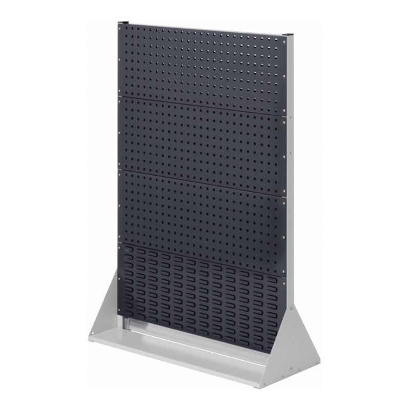 Kappes Stellwand RasterPlan Gr. 4 doppelseitig RAL 7035/7016 6 Loch-/2 Schlitzplatten