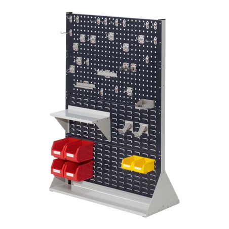 Kappes Stellwand RasterPlan Gr. 4 doppelseitig RAL 7035/7016 mit Ausstattung 1