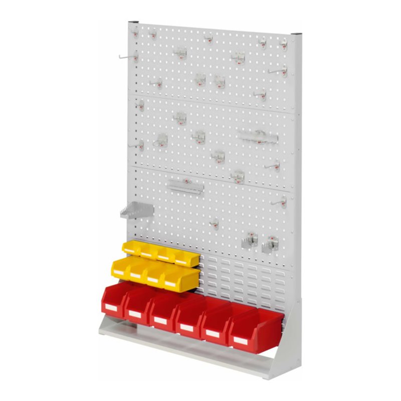 Kappes Stellwand RasterPlan Gr. 4 einseitig RAL 7035 mit Ausstattung 2