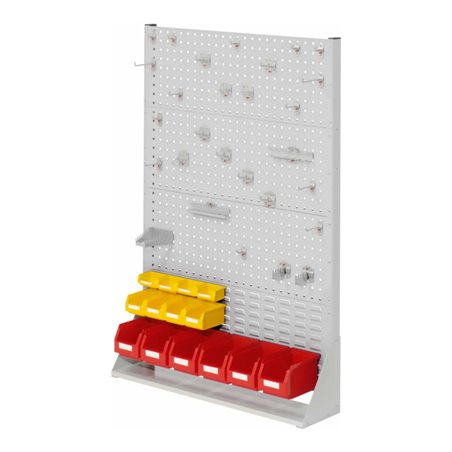 Kappes Stellwand RasterPlan Gr. 4 einseitig RAL 7035 mit Ausstattung 2