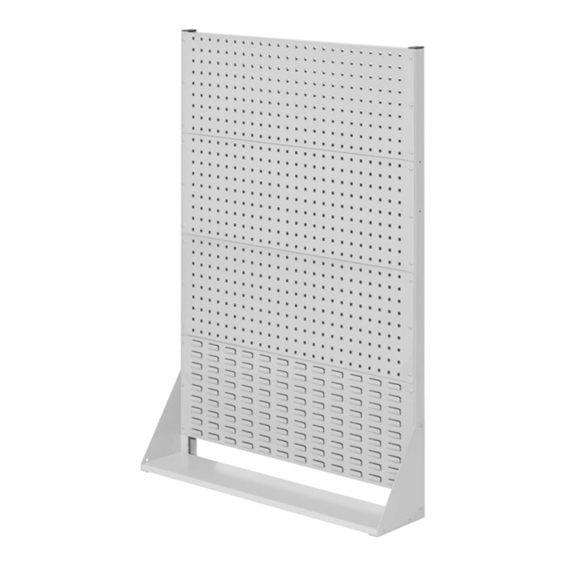 Kappes Stellwand RasterPlan Gr. 4 einseitig RAL 7035 3 Loch-/1 Schlitzplatten