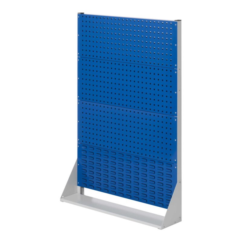 Kappes Stellwand RasterPlan Gr. 4 einseitig RAL 7035/5010 3 Loch-/1 Schlitzplatten