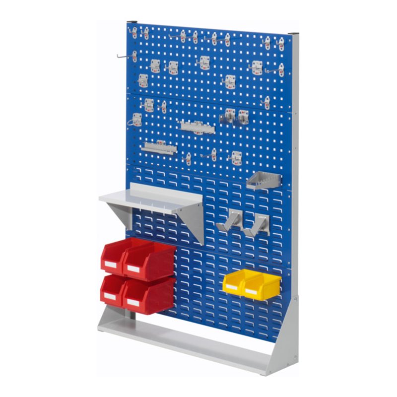 Kappes Stellwand RasterPlan Gr. 4 einseitig RAL 7035/5010 mit Ausstattung 1
