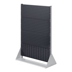 Kappes Stellwand RasterPlan Gr. 4 einseitig RAL 7035/7016 3 Loch-/1 Schlitzplatten