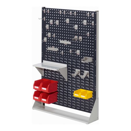 Kappes Stellwand RasterPlan Gr. 4 einseitig RAL 7035/7016 mit Ausstattung 1